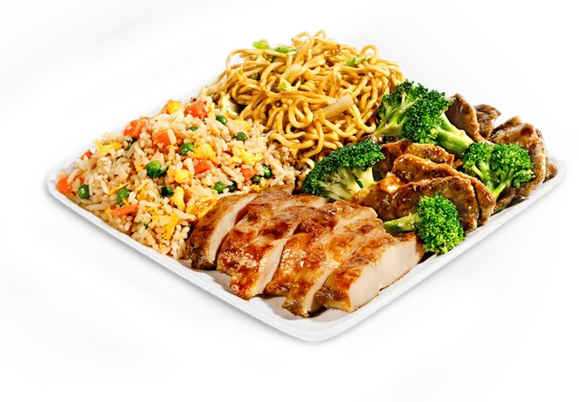 A Panda Express Plate